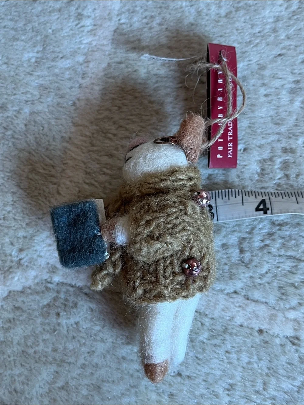 Pottery Barn Mouse Ornament